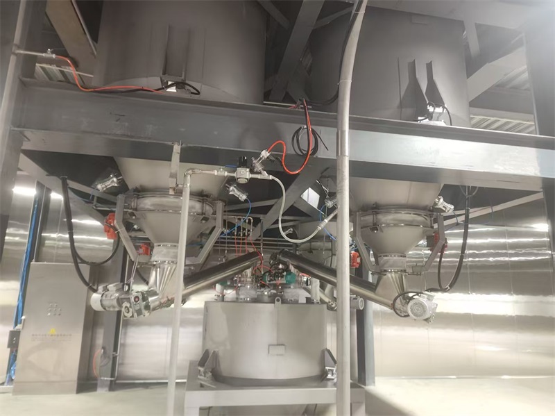 全自动粉体多仓自动称重配料系统